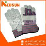 High Quality Rubberized Cuff Working Safety Leather Gloves thumbnail-1