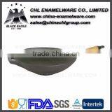 Multifunctional Cast Iron Enamel Coating Wok for Cooking