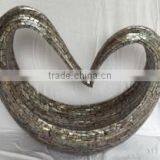 High Quality Best Selling Modern Black Mother of Pearl Abstract Sculpture From Vietnam thumbnail-1