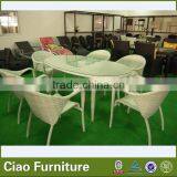 Modern Dining Room Furniture Rattan Dining Table and Chair thumbnail-2