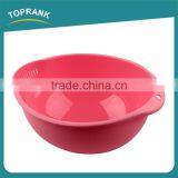 Cheap Wholesale Kitchen Vegetables Fruit Wash Strainer Colander Bowl Colorful Plastic Rice Colander thumbnail-5