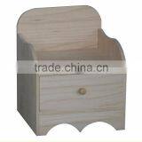 FSC on Sale Desktop Organizer Small Wood Cabinet With Drawer thumbnail-1