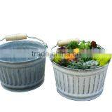 Cheap Price Waterproof Metal Flower Bucket Garden/beer Ice Bucket thumbnail-2