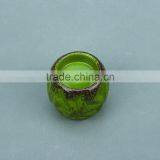 Home Decorative Green Ceramic Tealight Candle Holder thumbnail-2