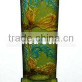 Floral Embossed Iron Candle Holder thumbnail-1