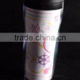 Plastic Paper Insert Coffee Thermos Travel Mug 12Oz thumbnail-6