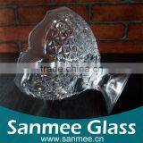 Elegant Embossed Ice Cream Bowl Hot Sale Gift Glass thumbnail-3