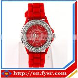 Classic Gel Silicone Crystal Men Lady Jelly Watch Gifts Stylish Fashion Luxury