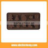 Silicone Chocolate Molds, Christmas Chocolate Model, Chocolate Christmas Mould thumbnail-1
