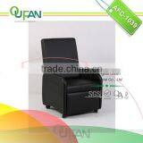 Oufan Black PVC Cheap Recliner Sofa AFC-1039 thumbnail-1
