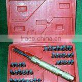 38PC High Carbon Steel Number and Letter Stamp Set With Auto Punch Holder for Hand Tools thumbnail-2