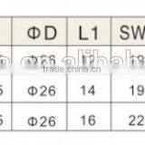 22SM 23SM 24SM Nitto Type Quick Coupling One Touch Two Touch Steel Coating Chrome Quick Coupler Male Thread thumbnail-2