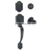 Stainless Steel Single Cylinder Door Handle Lock Set thumbnail-2