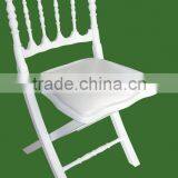 High Quality Banquet White Wedding Folding Chair for Party thumbnail-2