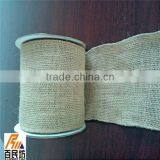 Jute Nature Wired Burlap Christmas Ribbon thumbnail-2