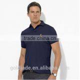 100%cotton Embroidered Short Sleeves Polo t Shirt for Men Polo Shirts Customized Logo thumbnail-6