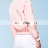 2016 Factory Price Life Satin Bomber Smart Ladies Jacket thumbnail-3