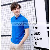 Factory Wholesale High Quality 220g 100% Cotton Ribbed Collar Stock Men Polo Shirt thumbnail-2