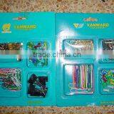 10 Cents Store Stationary Yiwu Product Cheap Stationary Set Clips thumbnail-1