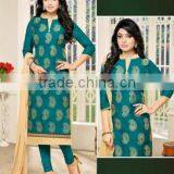 Skin Touch Readymade Embroidery Suits thumbnail-1
