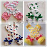 100% Knit Cotton Baby Newborn Winter Leg Warmer Sweet Infant Leggings thumbnail-1