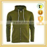 Custom Gym Tracksuit Top Khaki Gym Hoodie Slim Fit Hoodie Wholesale thumbnail-3
