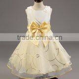 C32#2017 Latest Children Kids Fashion Frock Wedding Dress Model For Flower Girl thumbnail-4