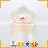 Wholesale Little Girls Ruffle Top Lace Ruffles Hem Child t Shirt White Top thumbnail-2