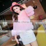 Woman Winter Faux Fur Jacket Elegant Fashion Women Thick Warm Winter Coat Casual PU Leather Full Sleeve Overcoat Ladies Outwear thumbnail-1