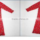 The Red Women's Nightwear, Printing Fire Pajamas thumbnail-3