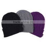 Custom Woven Label Beanie Knitted Women Winter Hat thumbnail-2