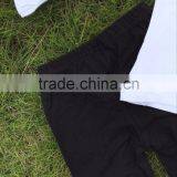 Boys Long Sleeves Halloween Pumpkin Print Pant Kids Boutique Outfits Kids Suit With Matching Necklace and Headband thumbnail-2