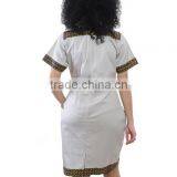 Walson Sexy Tight National Wind High Elastic Printing Package Hip Zipper Dress of Women thumbnail-3