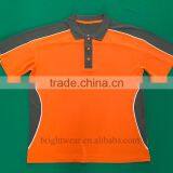 Contrast 100% Polyester Knit Fabric Embroidery Safety Custom Short Sleeve Protective Polo Shirt thumbnail-3