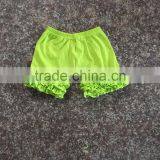 2017 Summer Children Girls Cotton Loose Shorts Persnickety Boutique Children Clothing Icing Ruffle Solid Colo Shorts Comfortable thumbnail-1