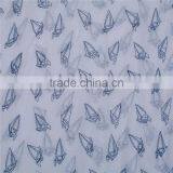 Voile Scarves & Wraps Rectangle White Deep Blue Sailing Boat Scarf Made In China thumbnail-2
