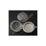 Oval Metal Locket Pendant Photo Lockets thumbnail-2