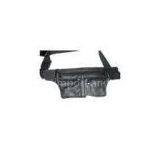 Economic Fashionable Leather Waist Bag / Belt Bag With Two Pocket For Travel, Hikers