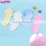 Toddler Baby Girls Ankle Socks Lace Ruffles Princess Dance Tights