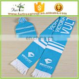 100% wool cheap wholesale iceland soccer scarf and hat set