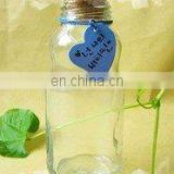 10pcs 62x137mm New arrival ! clear glass tiny wishing star bottle vials pendants with corks