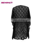Sexy Lady Poco Dot Mesh Deep V-neck Poncho 2017 thumbnail-2