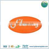 Custom Made Multi-color Clear Epoxy Aluminum Embossed Resin Label Stickers thumbnail-2