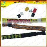 High Quality Security Disposable Woven Textile Fair Wristband thumbnail-1