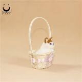 Lifelike Sleeping Cat With Hat Animated Plush Realistic Kitten Bedroom Decor Toys for Kids Vacation Cat Furry Cat thumbnail-4