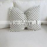 I@home INS Solid Color Striped Cute Ball Bow Pillow Bedside Sofa Pillow Cushion Cover With Core thumbnail-6
