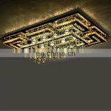 Factory Stock Modern Minimalist Ceiling Lamp Crystal Rectangular Lamp for Bedroom Dining Room thumbnail-1
