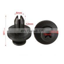 50Pcs Auto Bumper Fastener 6mm Hole Rivet Retainer Push Engine Cover for Fender Car Door Trim Panel Clip Fasteners for Toyota thumbnail-5