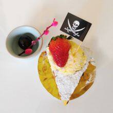 Disposable Party Food Flag Picks, Cake Toothpick Flags With Logo Pack of 144 Pieces thumbnail-1