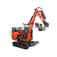 800Kg Manual Agricultural Excavators Mini Excavator 1ton With Auger Mini Excavator Machine